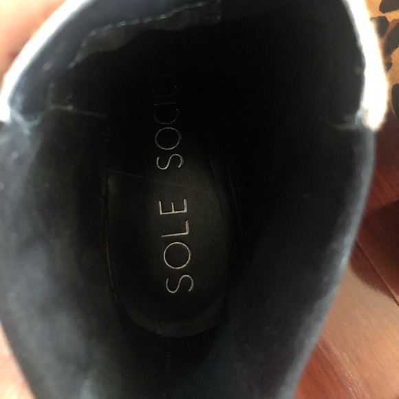 Sole Society Leopard Hair-Calf Booties - Picture 6 of 10